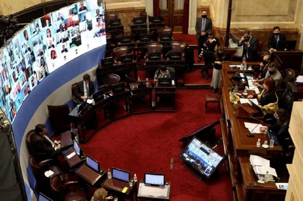 Senado de la Nación. Fuente: Twitter