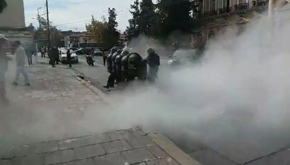 Manifestaciones remiseros. Fuente: Twitter