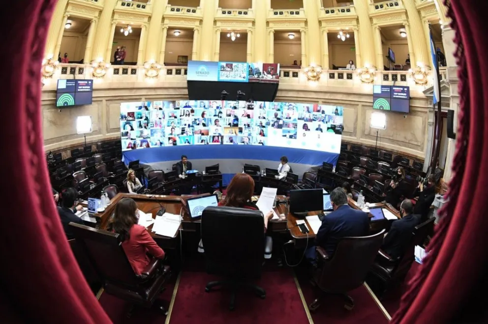 Senado de la Nación. Fuente: Twitter