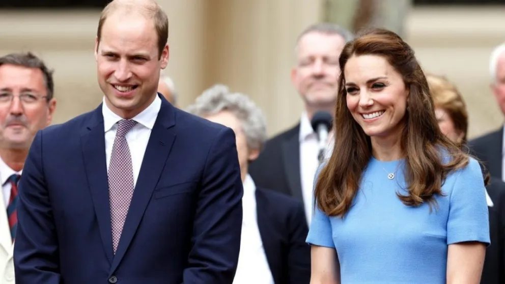 El príncipe William y Kate Middleton. Fuente: Twitter