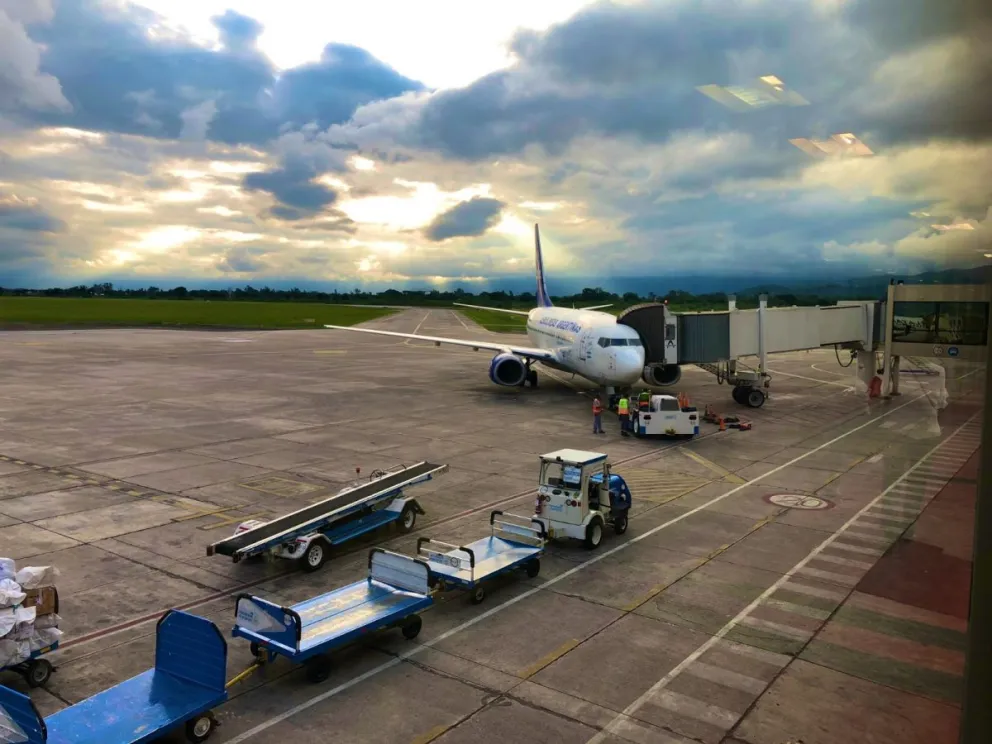 Aeropuerto Internacional General Martín Miguel de Güemes. Fuente: Twitter