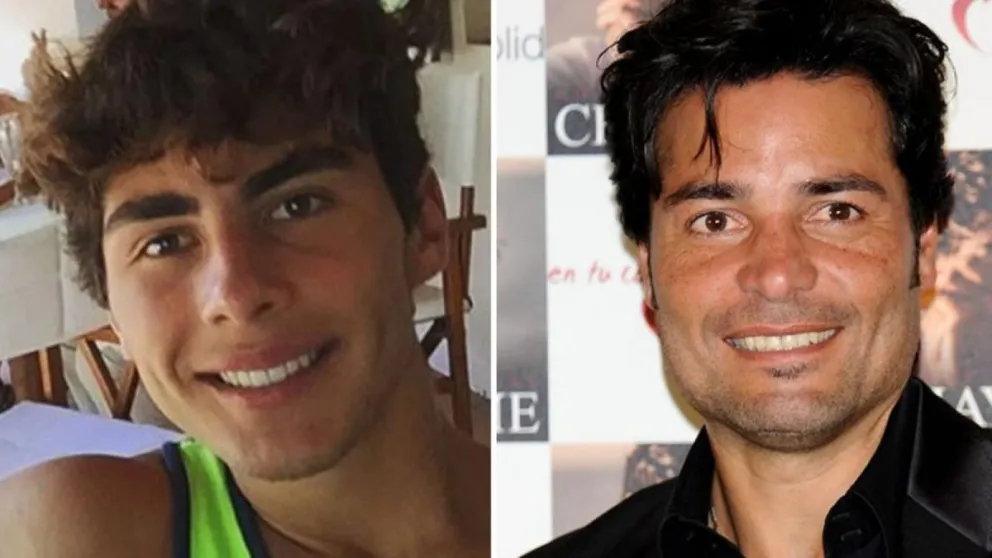 Chayanne y su hijo, Lorenzo Figueroa. Fuente: Instagram