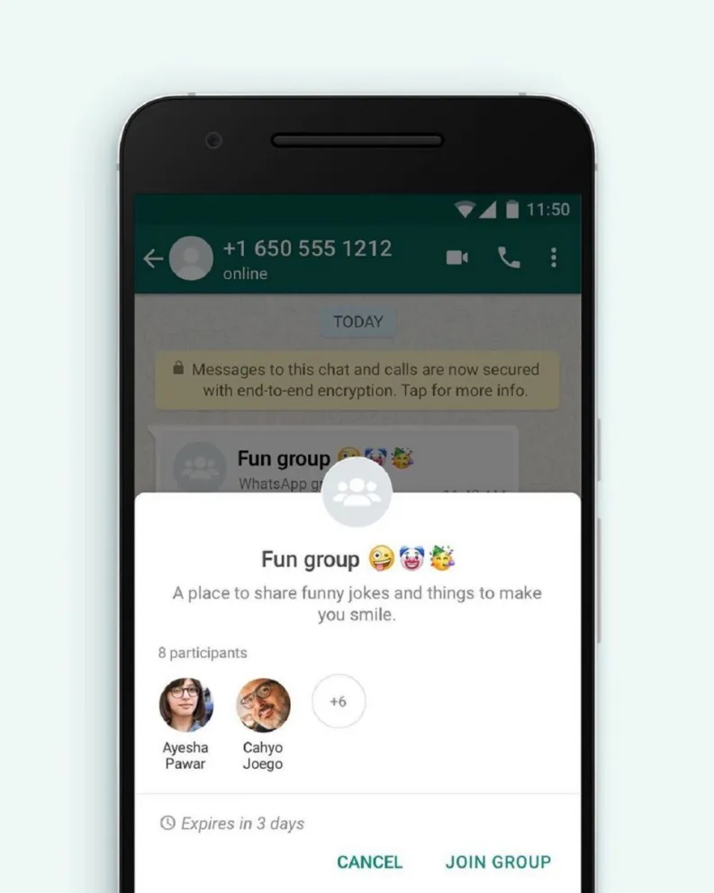 Whatsapp. Fuente (Instagram)