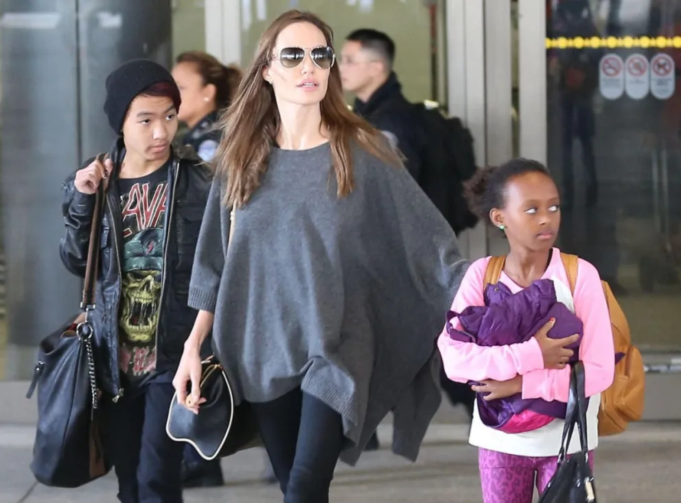 Angelina Jolie y Zahara. Fuente: Instagram
