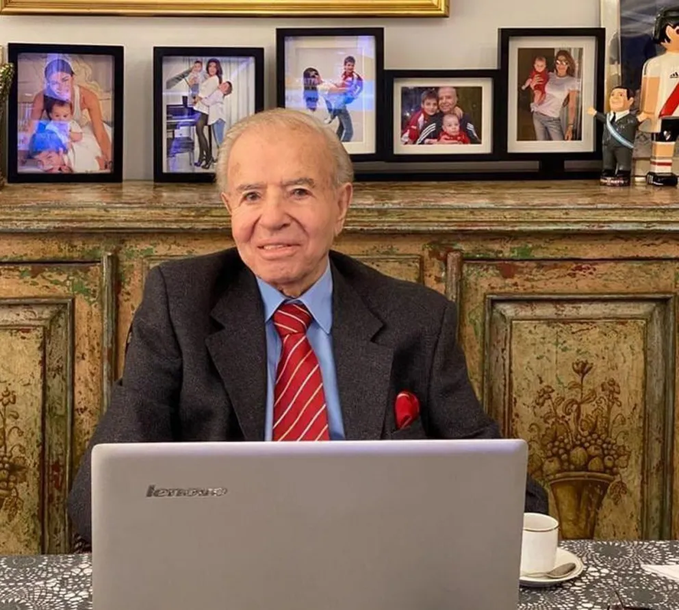 Carlos Menem Fuente: (Instagram)