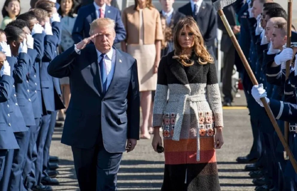 Melanie y Donald Trump. Fuente (Instagram)