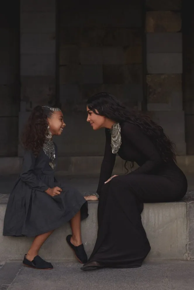 Kim Kardashian y North West. Fuente: twitter