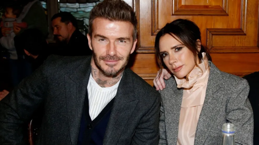 David Beckham y Victoria Adams. Fuente: Instagram