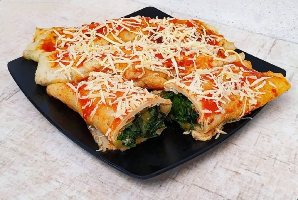 Canelones de acelga (Fuente: Instagram)