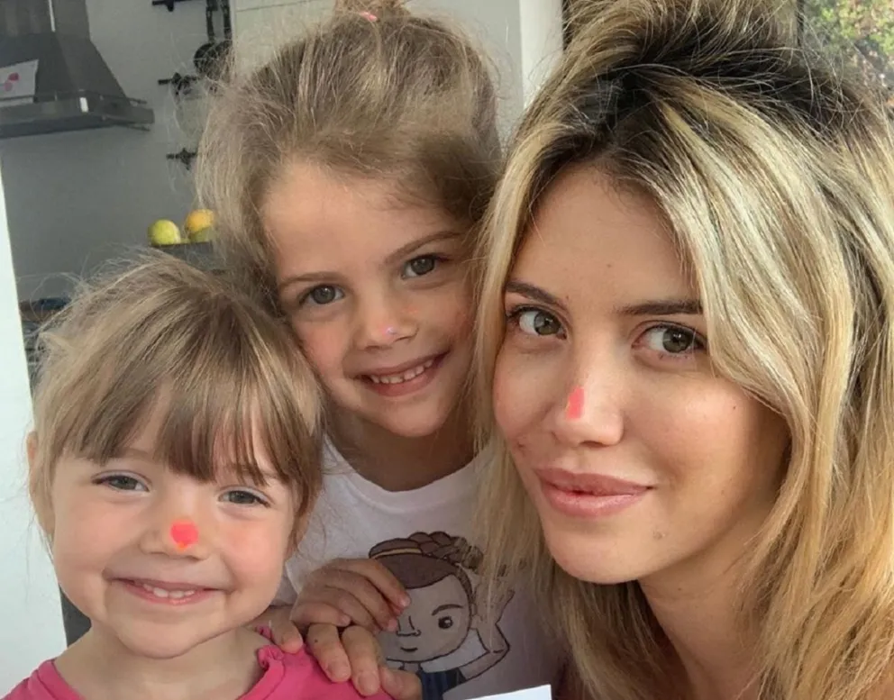 Wanda Nara y sus hijas Fuente (Instagram)