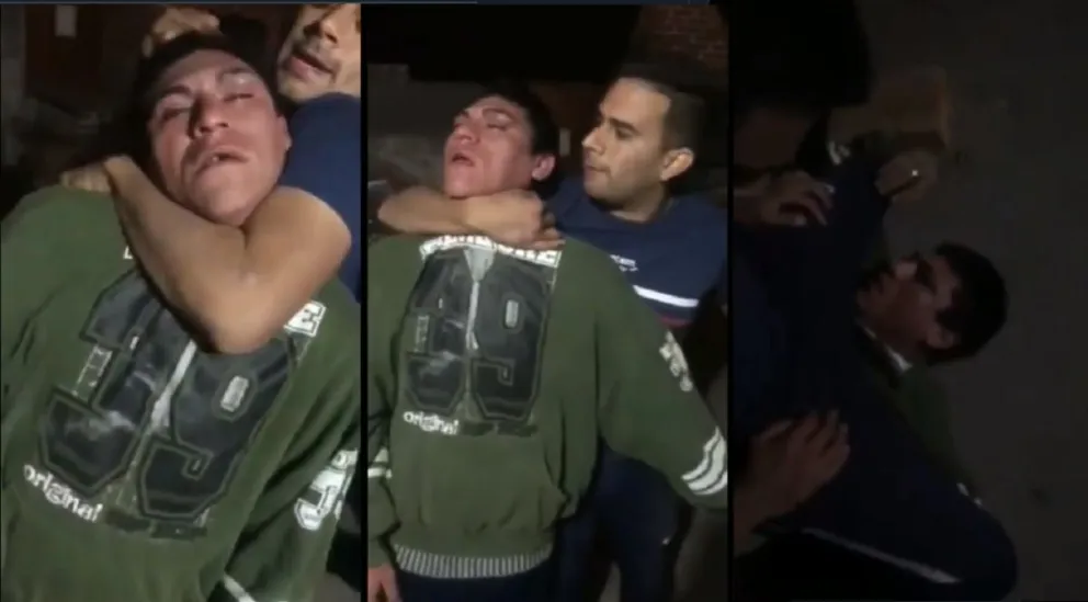El video de los santiagueños que golpearon y le quebraron los dedos a un delincuente
