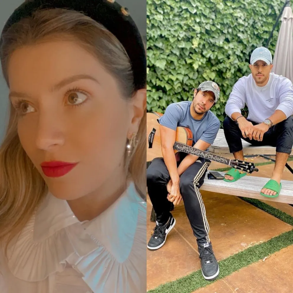 Laurita Fernández y Cali y El Dandee. Fuente (Instagram)