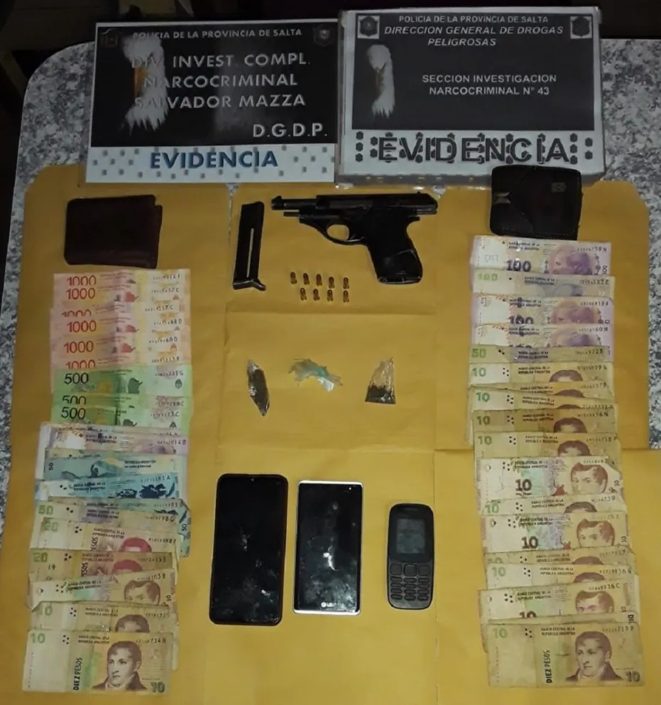 Efectivos descubren otro caso de tráfico de drogas en Salta
