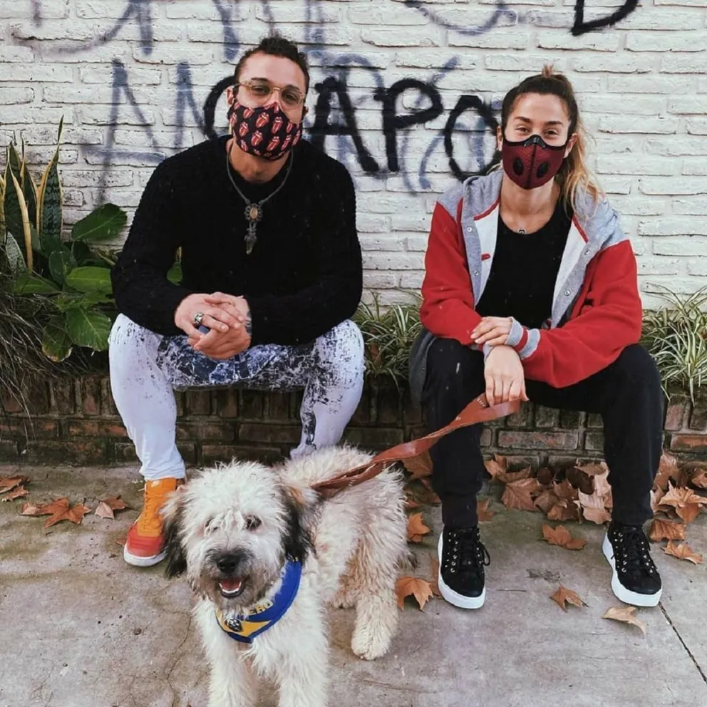 Jimena Barón y Daniel Osvaldo. Fuente (Instagram)