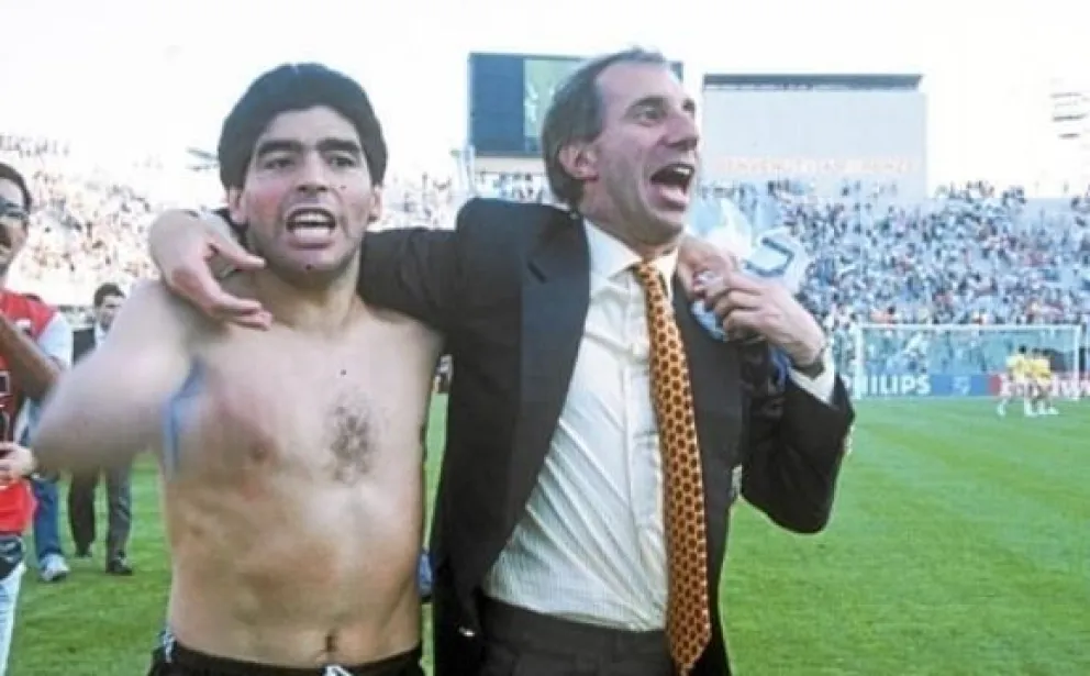 Diego Maradona y Carlos Salvador Bilardo: Fuente: Instagram.