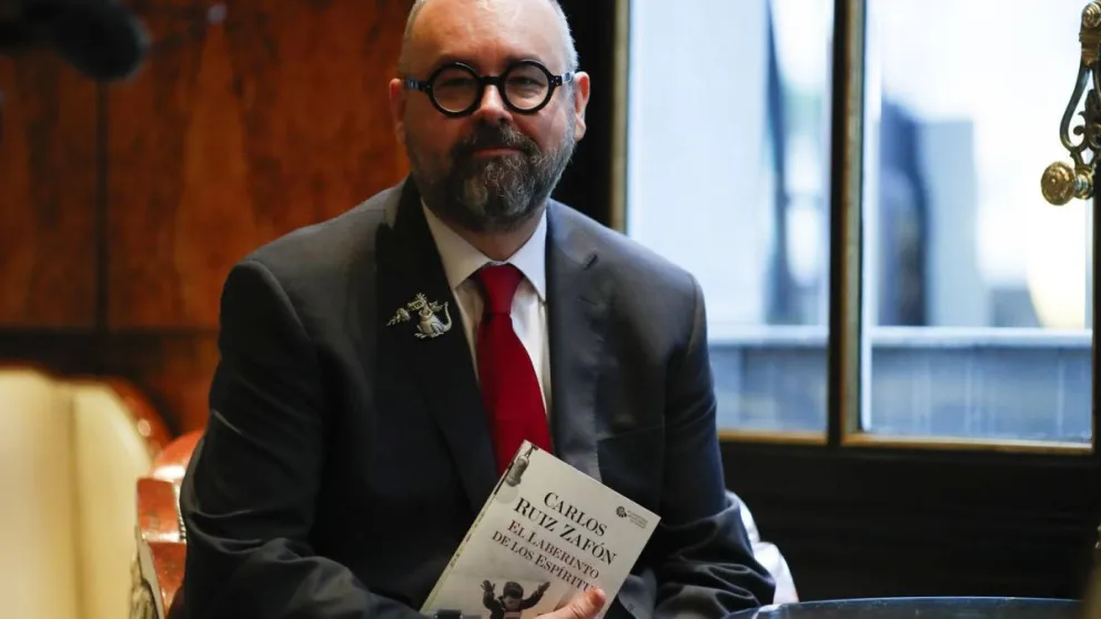 Carlos Ruiz Zafón. Fuente: Instagram 