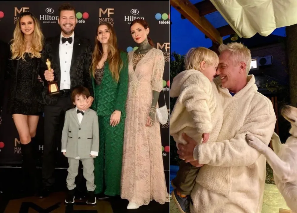 Famosos en el día del padre. Fuente: instagram