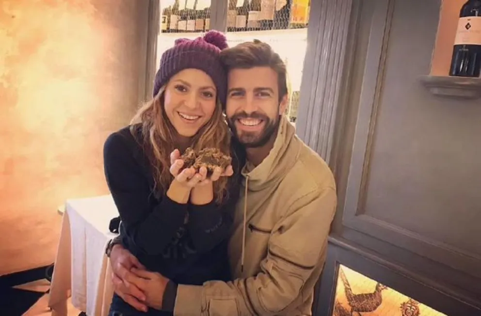 Shakira y Gerard Piqué. Fuente: twitter