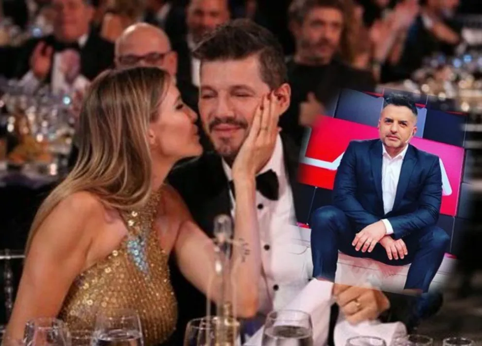 Marcelo Tinelli y Guillermina Valdés / Ángel de Brito