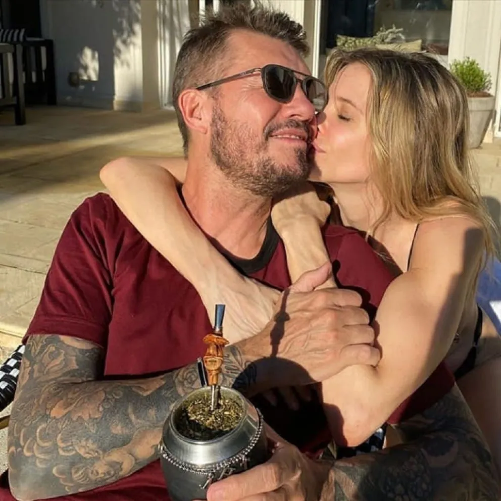 Marcelo Tinelli y Guillermina Valdes. Fuente (instagram)