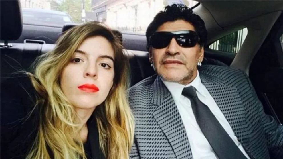 Dalma y Diego Maradona. Fuente: twitter