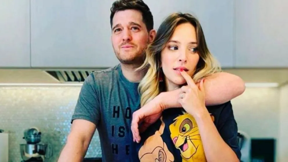 Michael Bublé y Luisana Lopilato. Fuente: Instagram