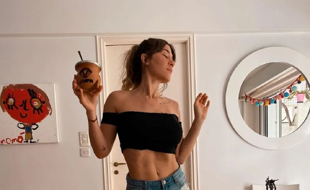 Jimena Barón demostró su radiante forma de pasar el sábado