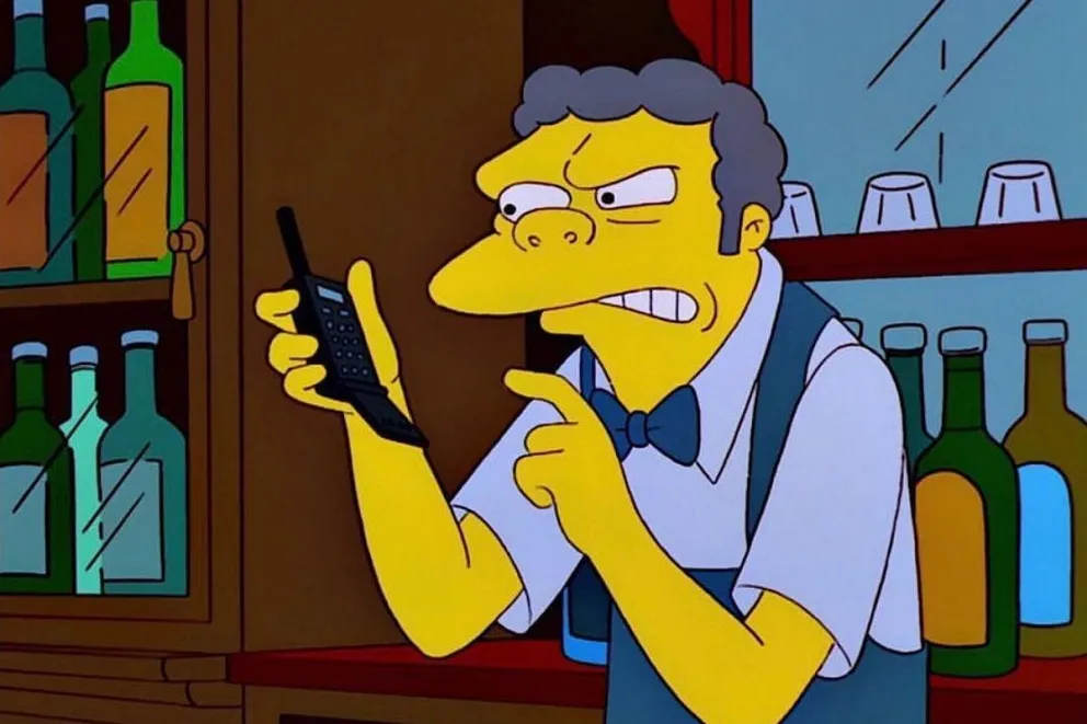 Moe de Los Simpson: Fuente: Instagram. 