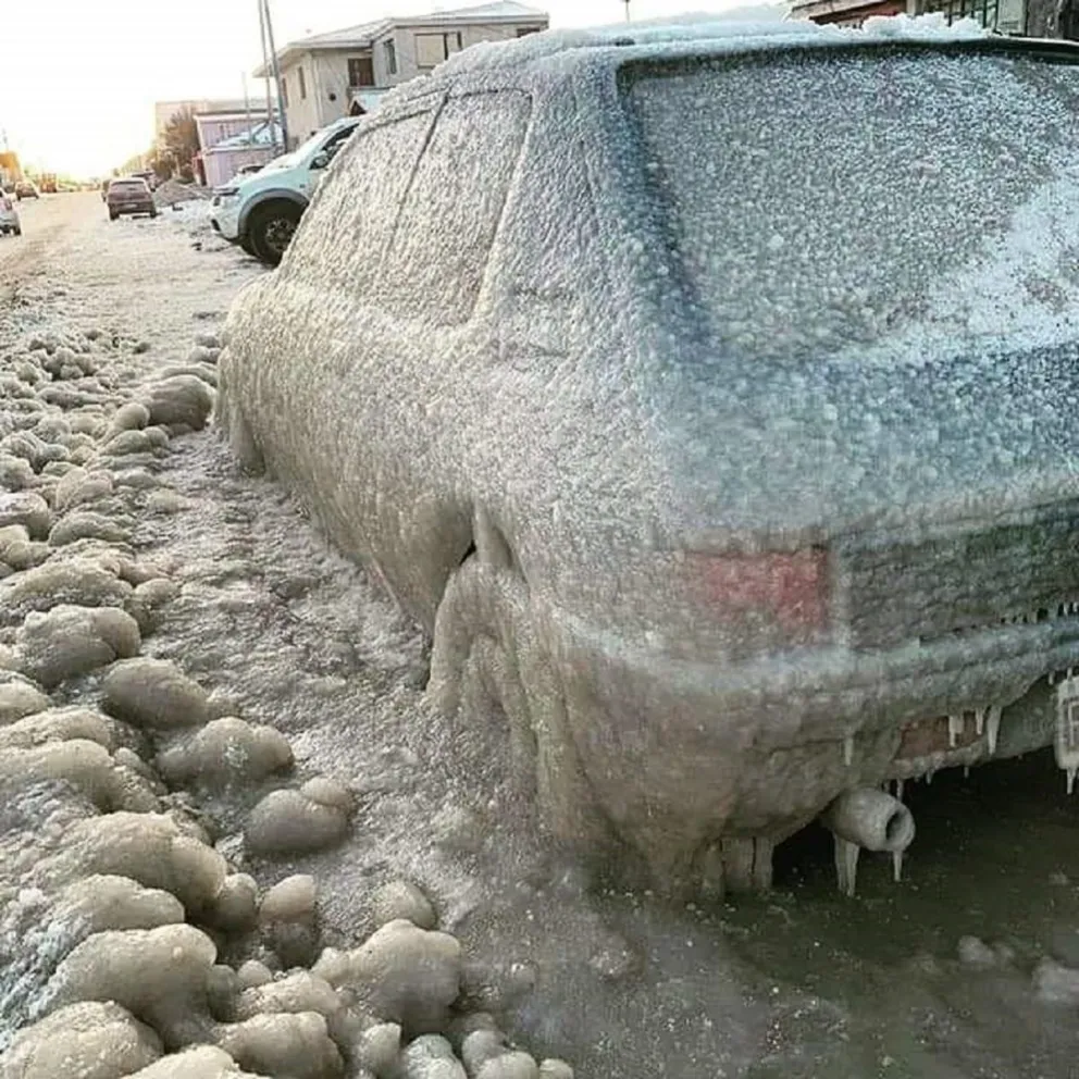 Ola polar en Río Grande. Fuente: Twitter
