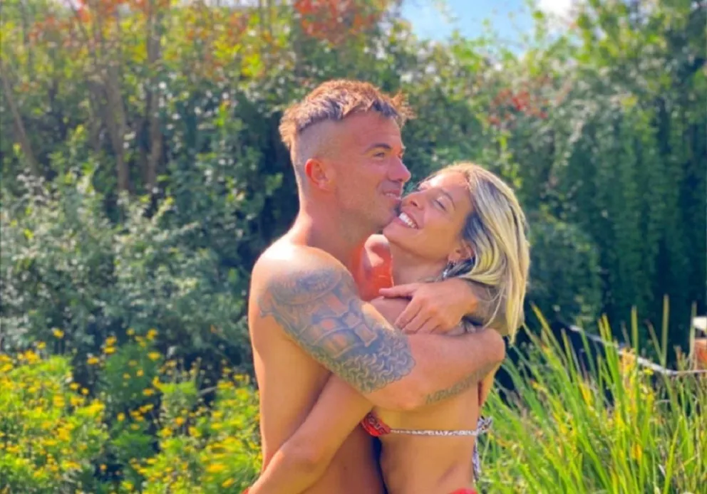 Sol Pérez mostró todo su apoyo a su pareja durante su entrenamiento