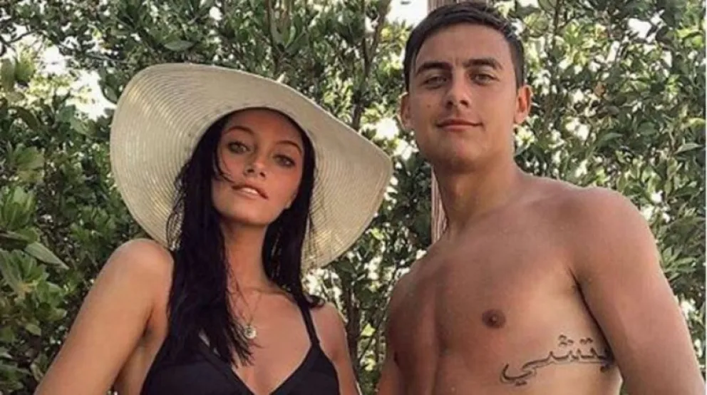 Oriana Sabatini y Paulo Dybala. Fuente: twitter