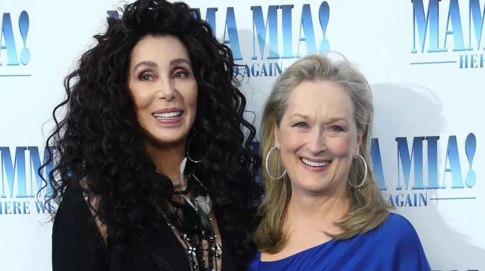 Meryl Streep y Cher. Fuente: Instagram