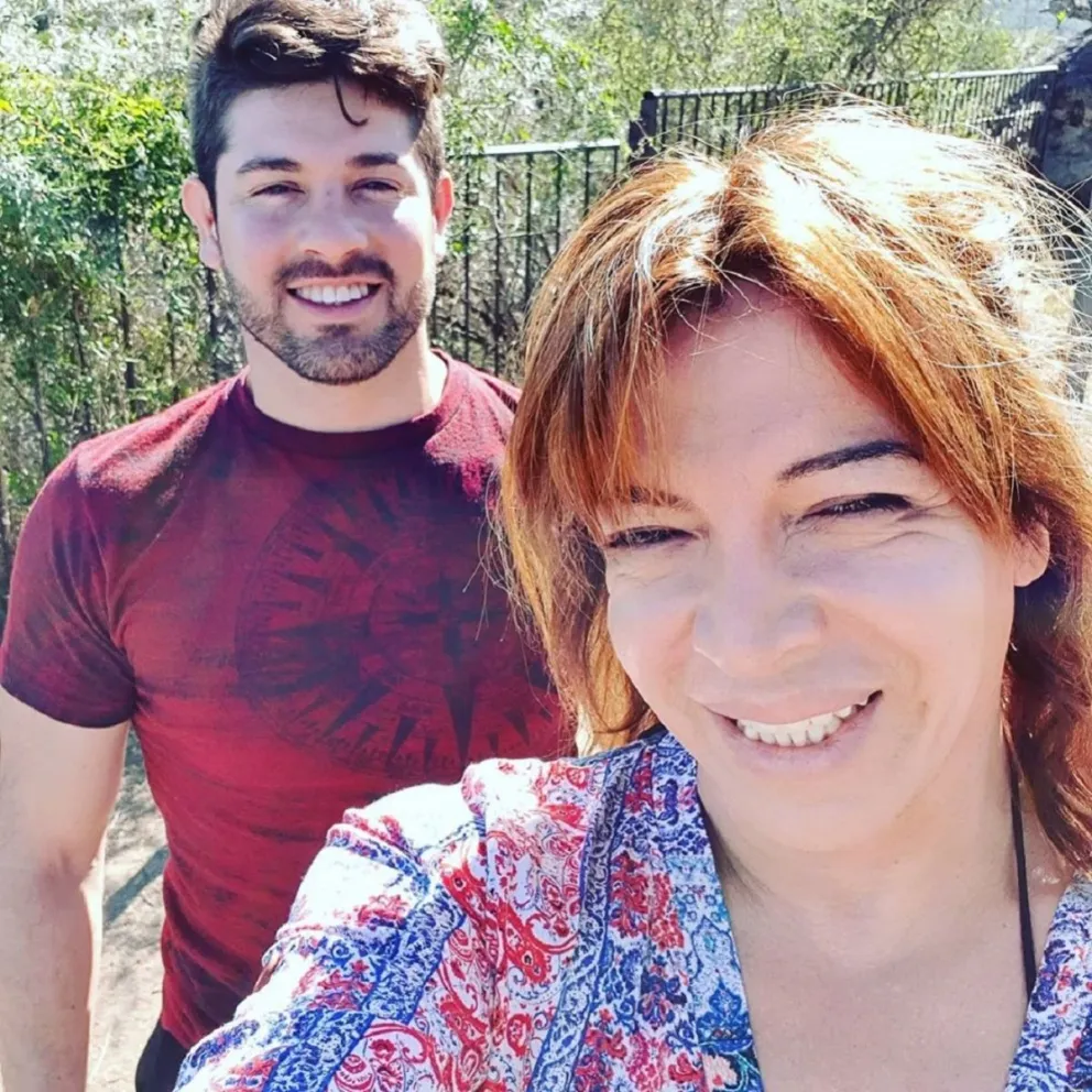 Lizy Tagliani y su novio. Fuente (Instagram)
