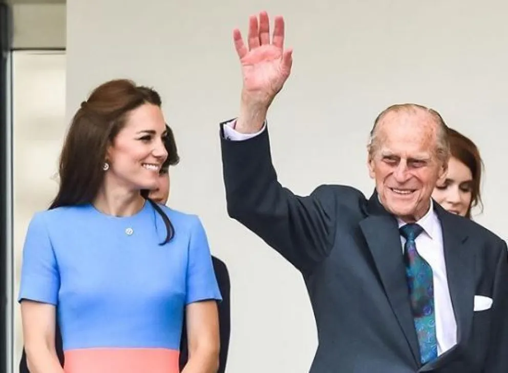 Kate Middleton y Felipe de Edimburgo: Fuente: Instagram.