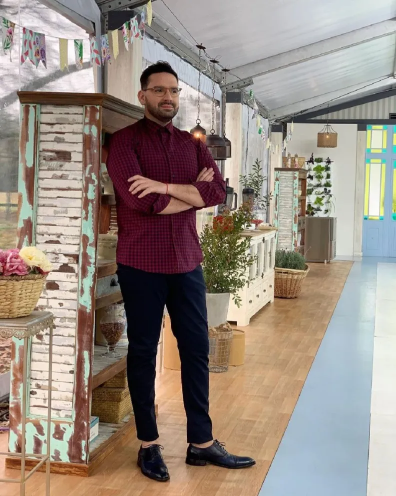 Damián Betular jurado de Bake Off. Fuente (Instagram)