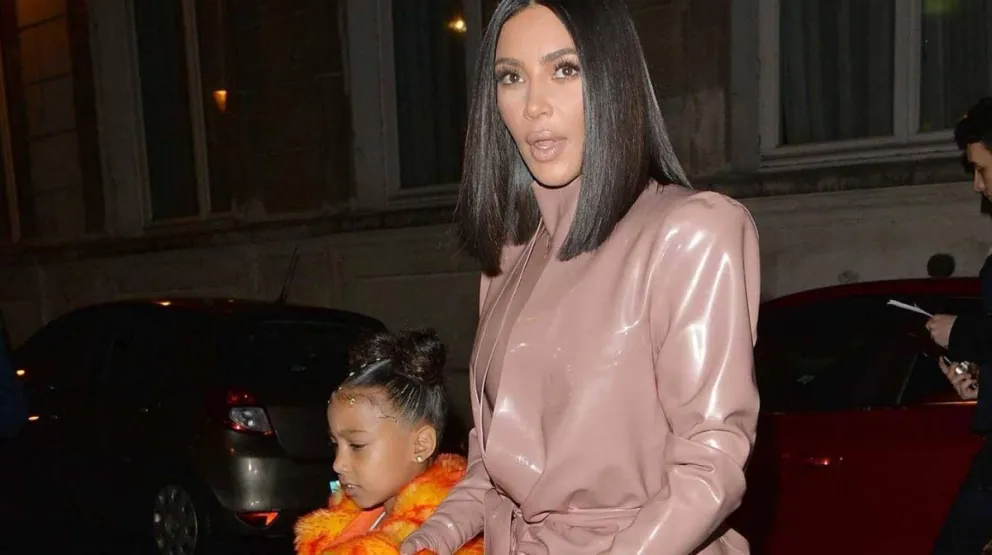 Kim Kardashian y su hija North West. Fuente: Instagram