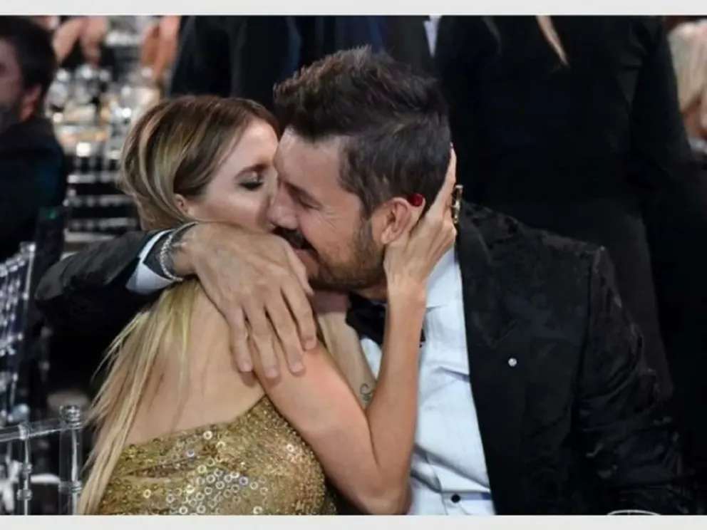 Marcelo Tinelli y Guillermina Valdés. Fuente: twitter
