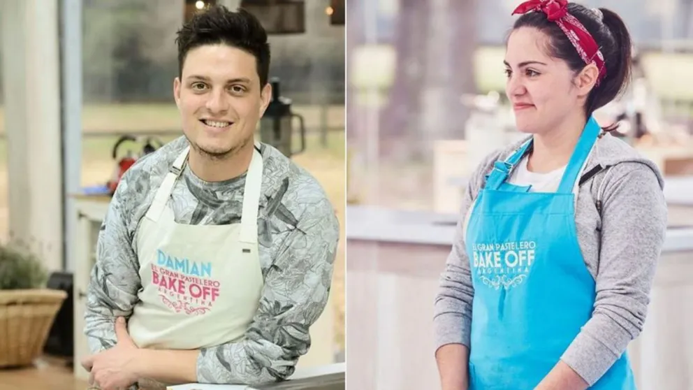 Samanta y Damián del Bake Off. Fuente: Instagram