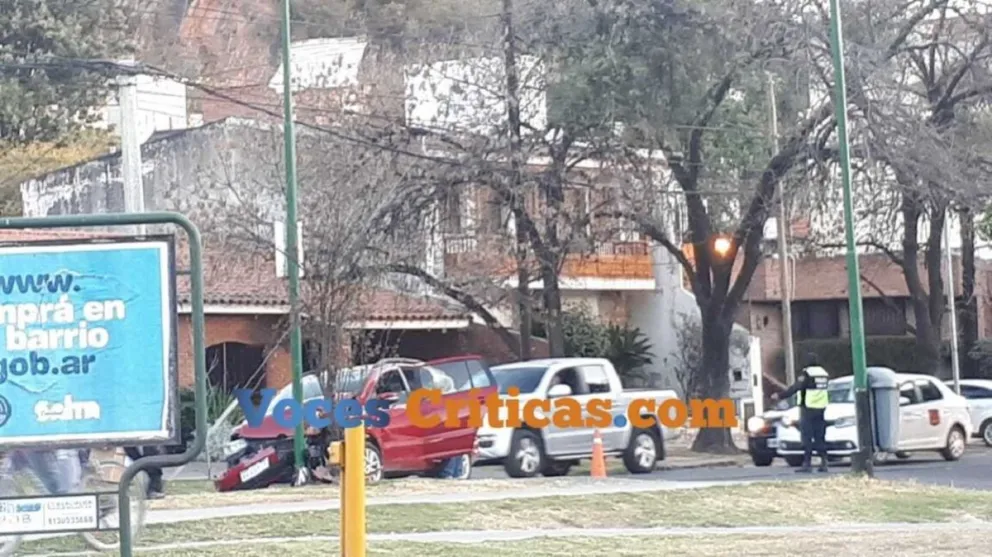 Accidente sobre la Avenida Reyes Católicos