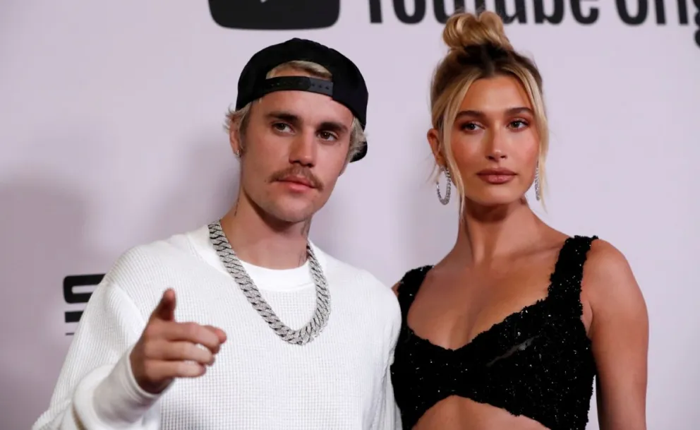 Justin Bieber y Hailey Bieber. Fuente: Instagram