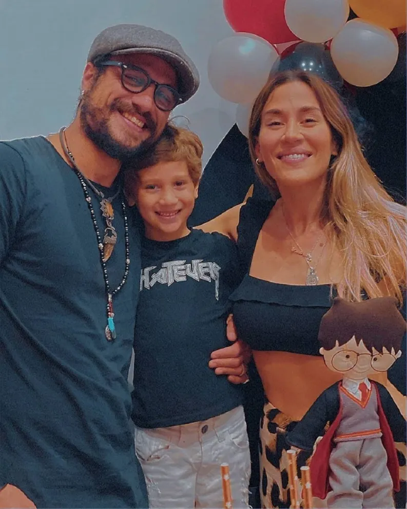 Daniel Osvaldo, Momo y Jimena Baron. Fuente  (InstagramI)