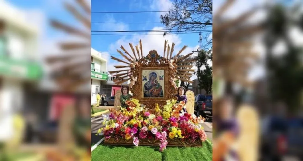 Nuestra Señora del Perpetuo Socorro. Fuente: Twitter