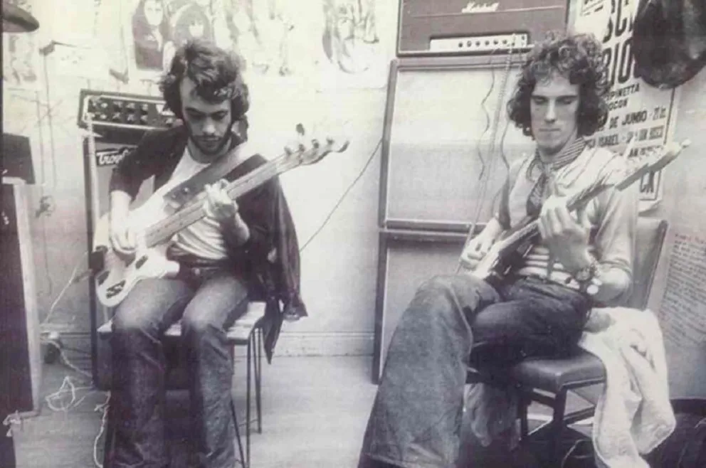 Bocón Frascino y Luis Alberto Spinetta. Fuente (Instagram)