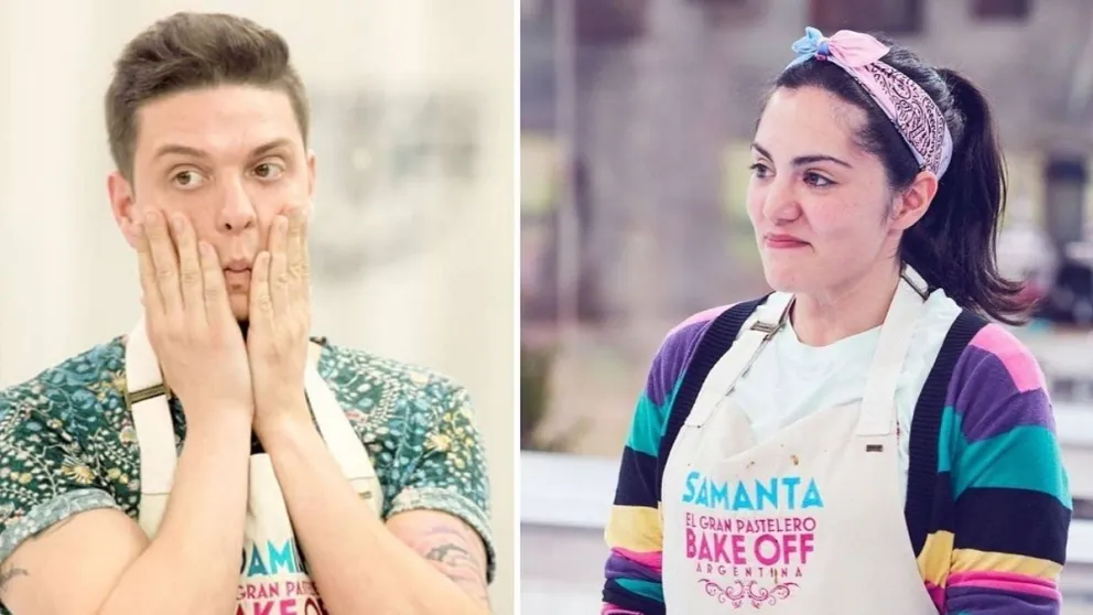 Samanta y Damián del Bake Off. Fuente: Instagram