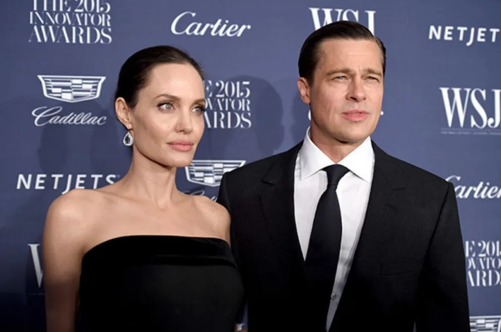 Angelina Jolie y Brad Pitt. Fuente: Instagram