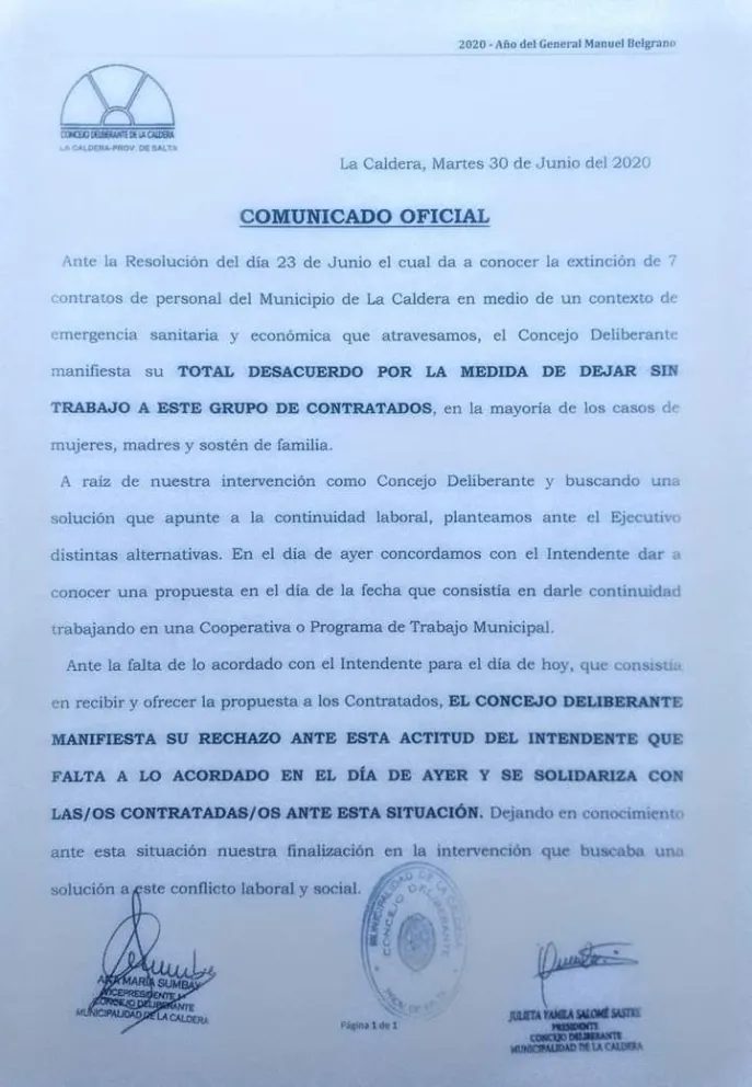 La Caldera: Un ejemplo del fracaso de la vieja política