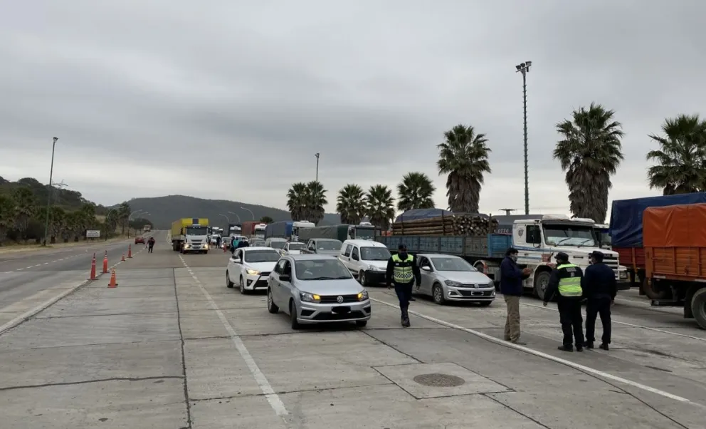 Caos en la ruta