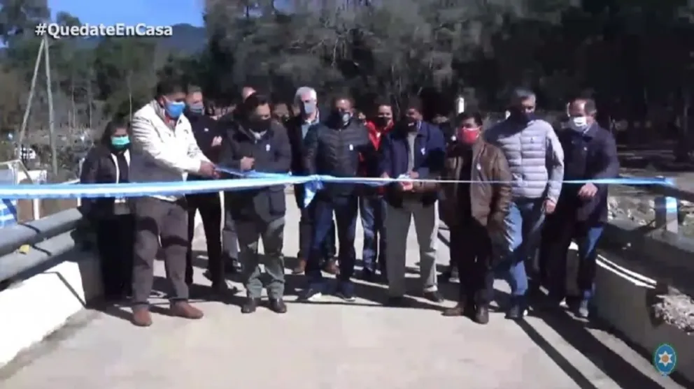 Histórico: Gustavo Sáenz inauguró el camino hacia Los Toldos