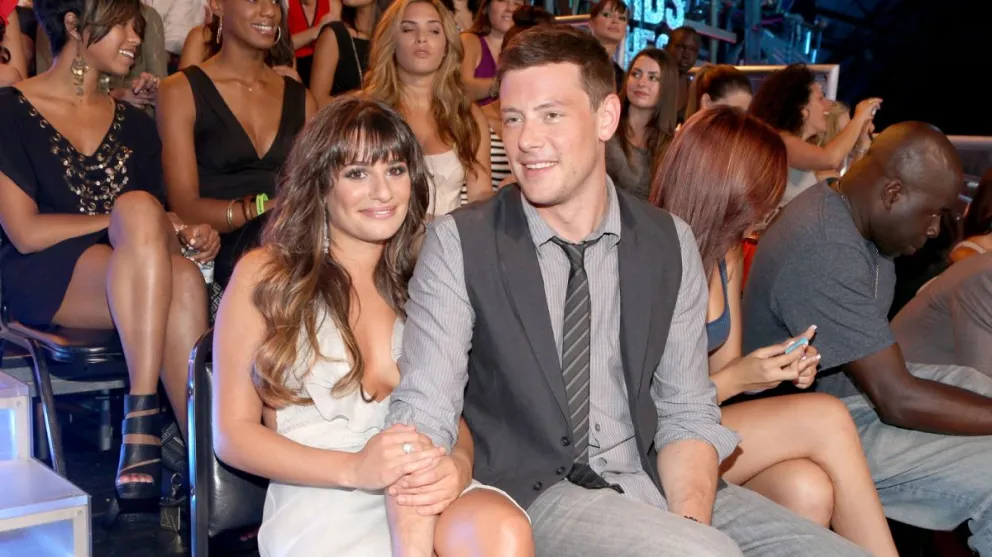 Lea Michele y Cory Monteith. Fuente: Instagram