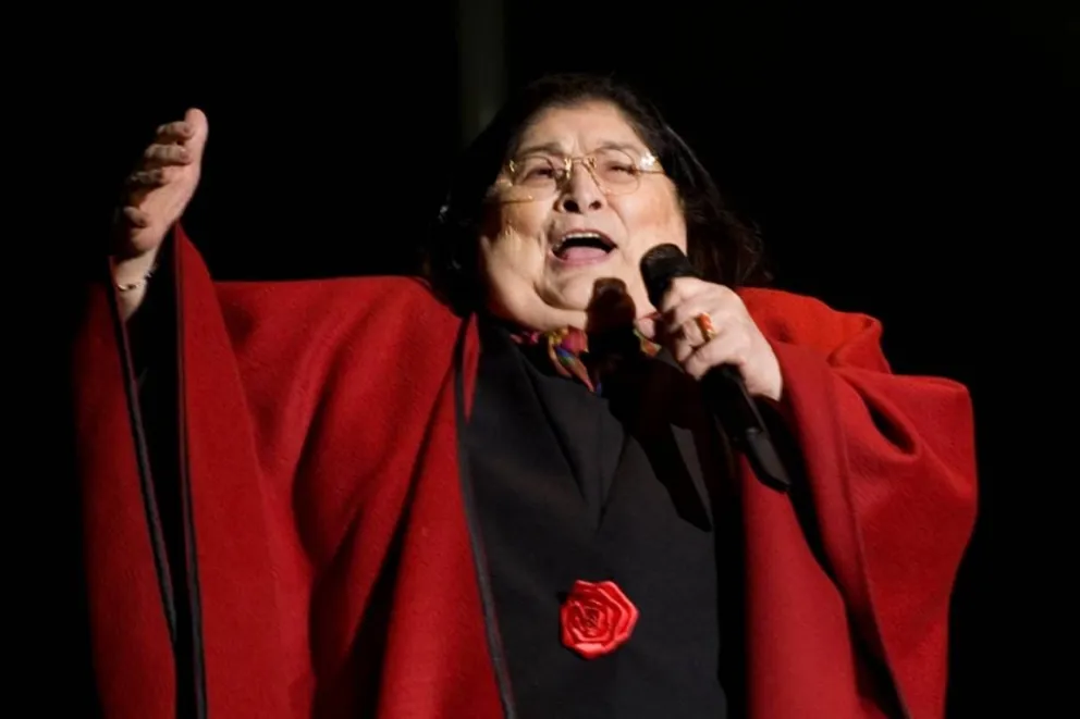 Mercedes Sosa. Fuente: Instagram 
